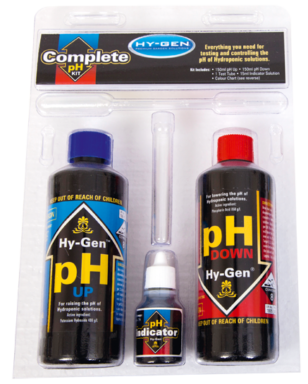 Hy-Gen Complete pH Kit 150ml – Cougars Hydroponics